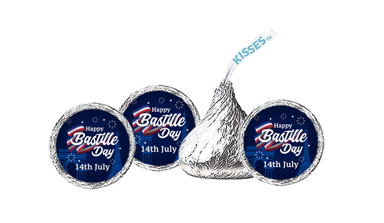 Bastille Day Personalised Hersheys Kisses