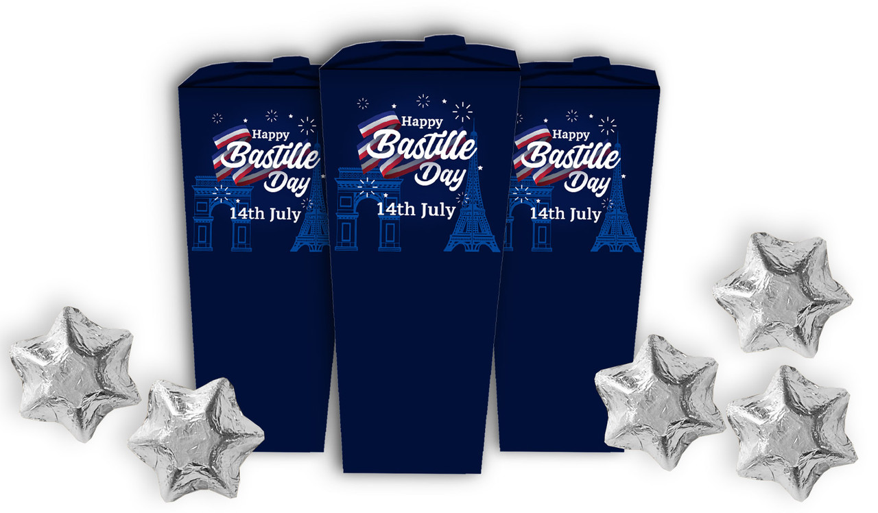 Bastille Day Personalised Chocaboxes