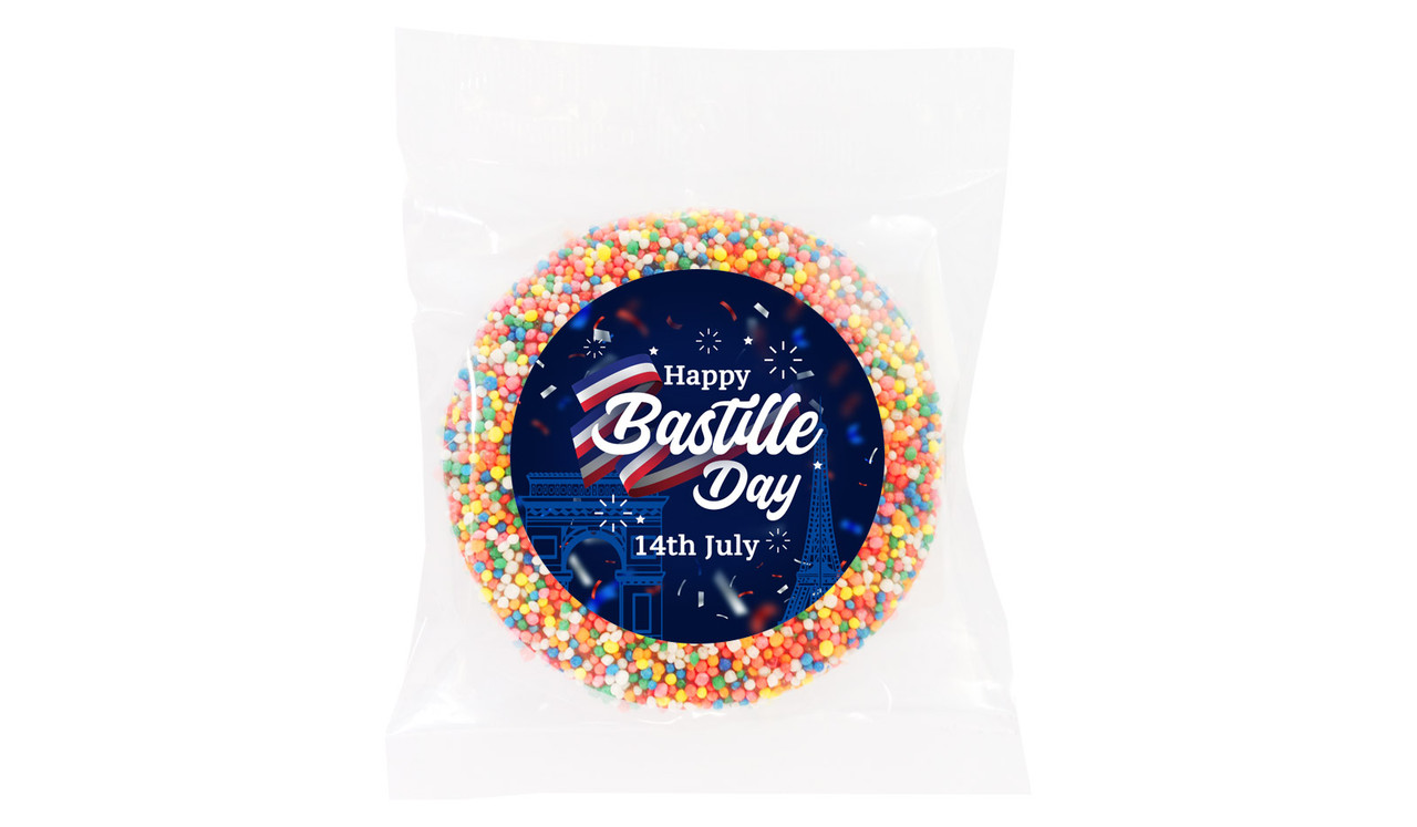 Bastille Day Personalised Chocolate Freckle