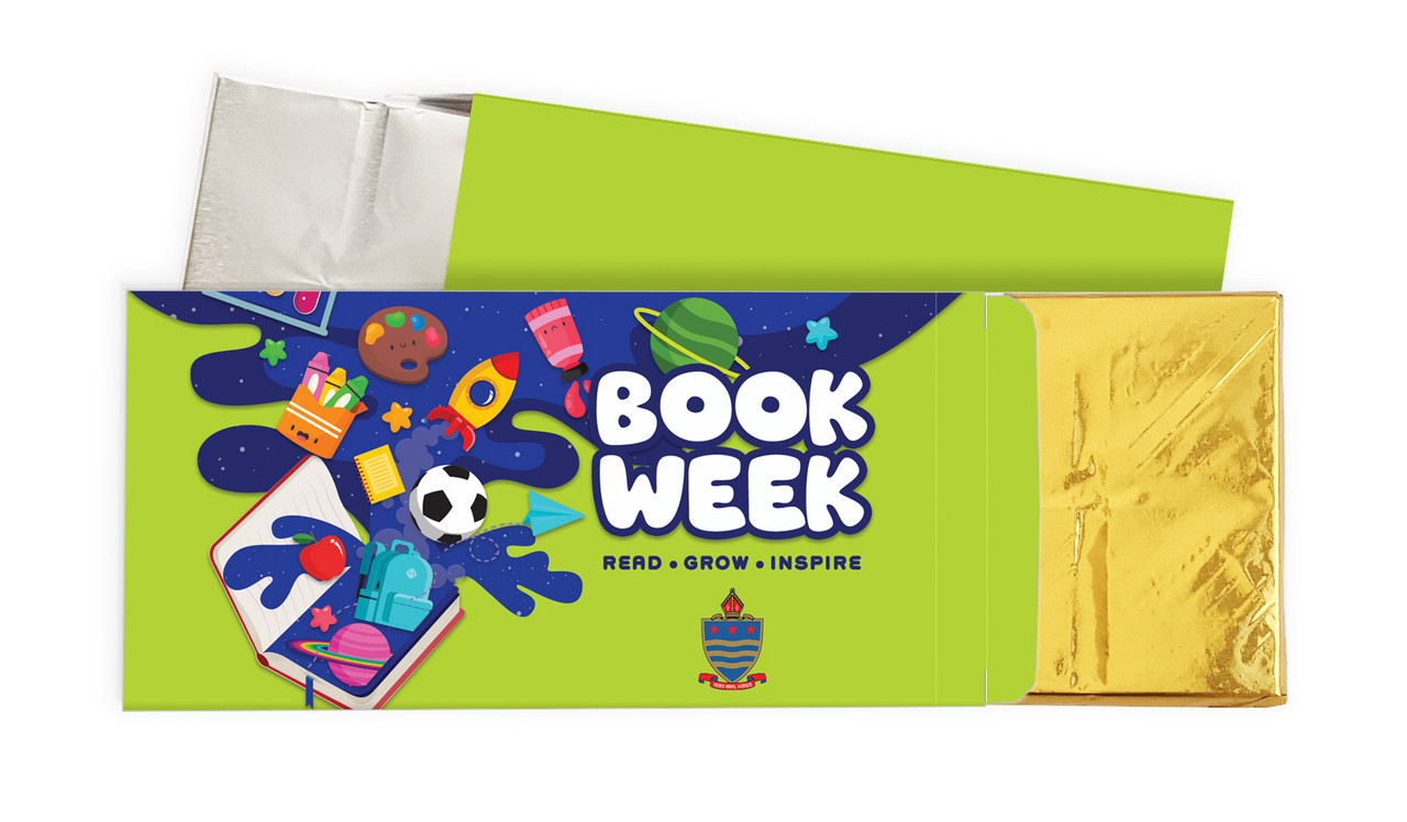 Book Week Personalised Chocolate Bar In A Box
