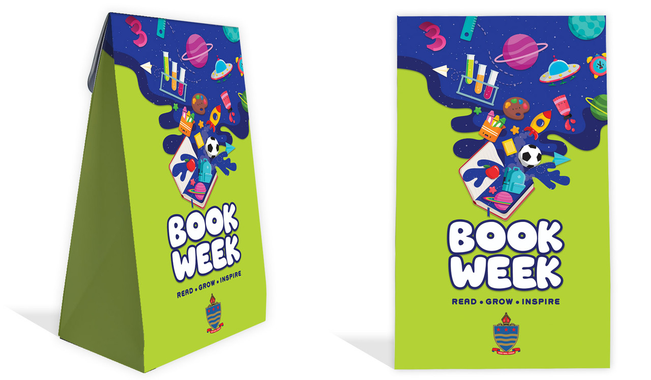 Book Week Personalised Gusset Favour Bag