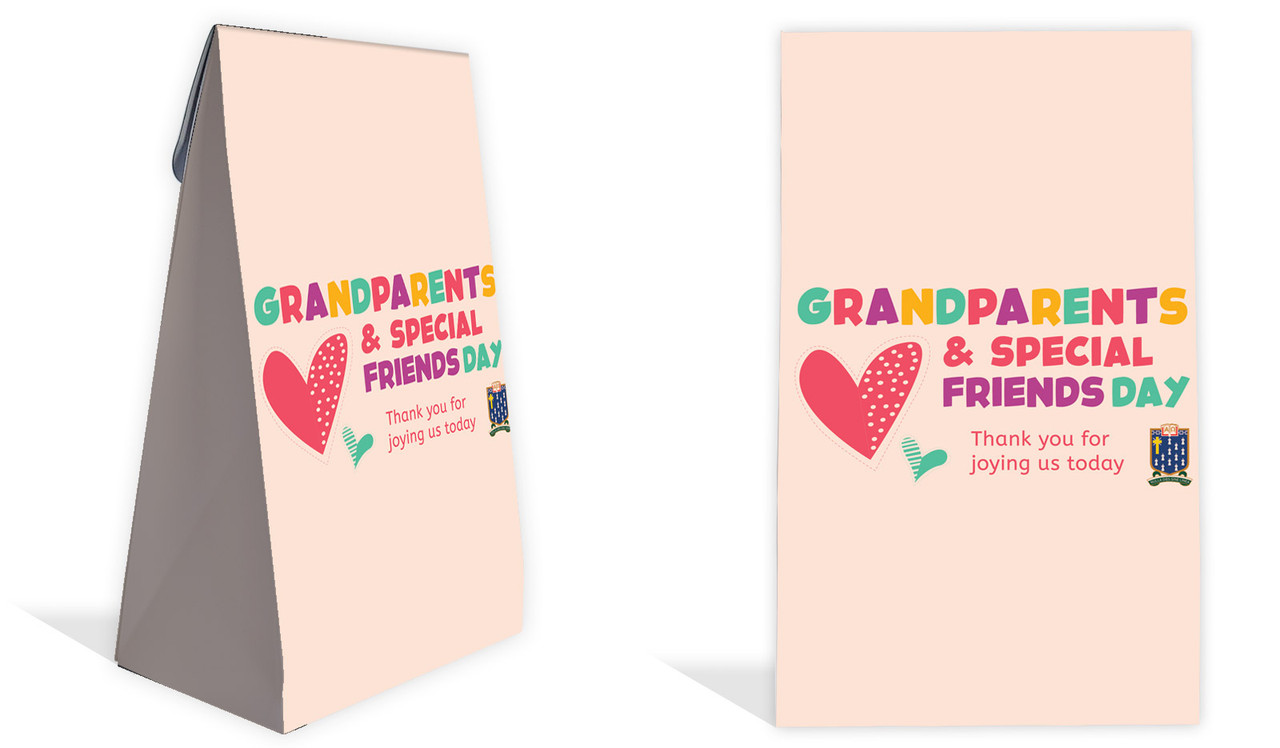Grandparents Day Personalised Gusset Favour Bag