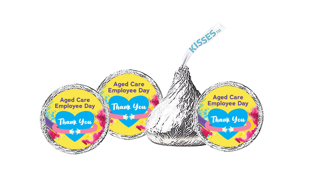 Aged Care Employee Day Personalised Hersheys Kisses
