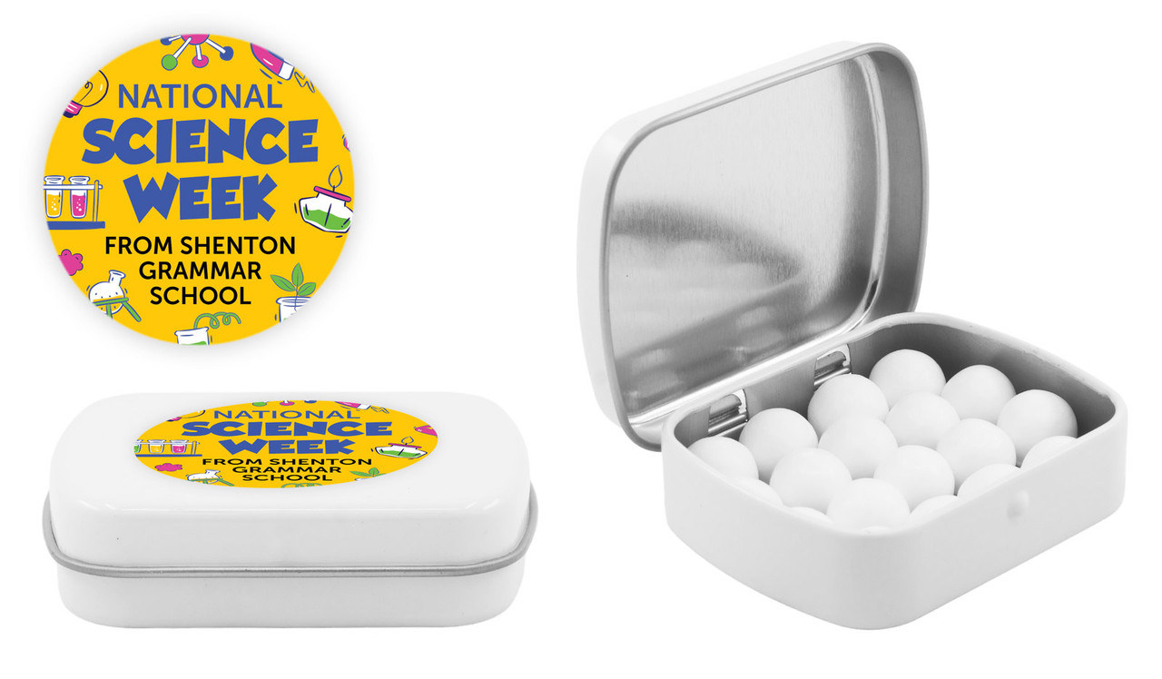 National Science Week Personalised Mint Tins