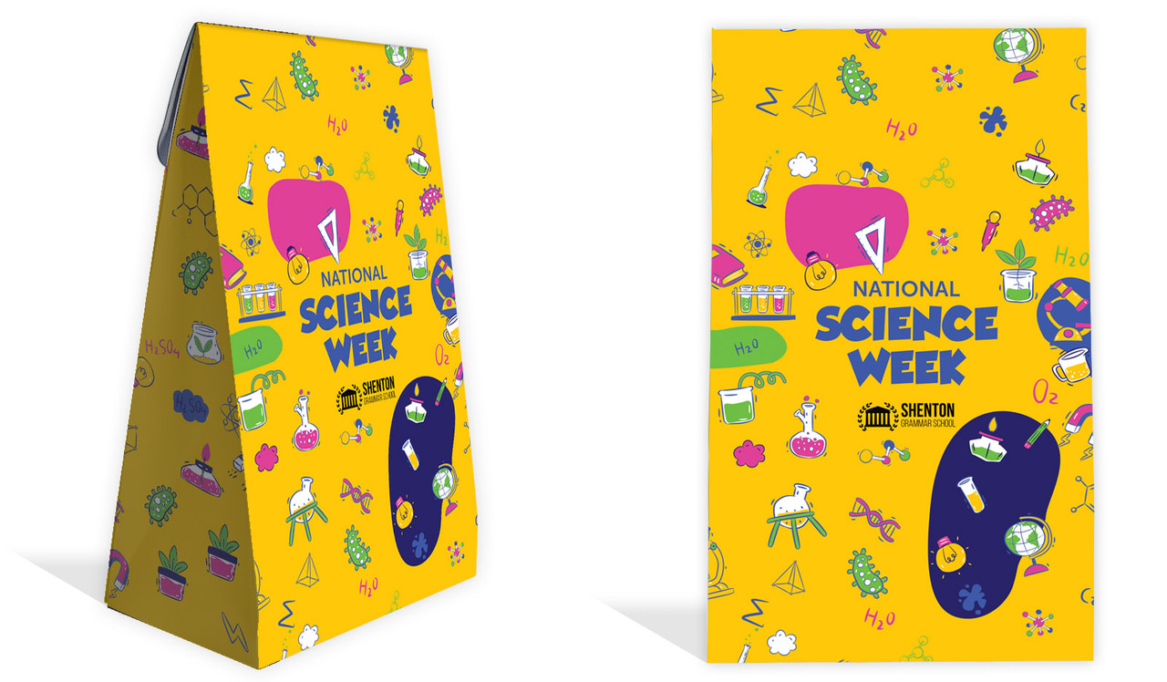 National Science Week Personalised Gusset Favour Bag
