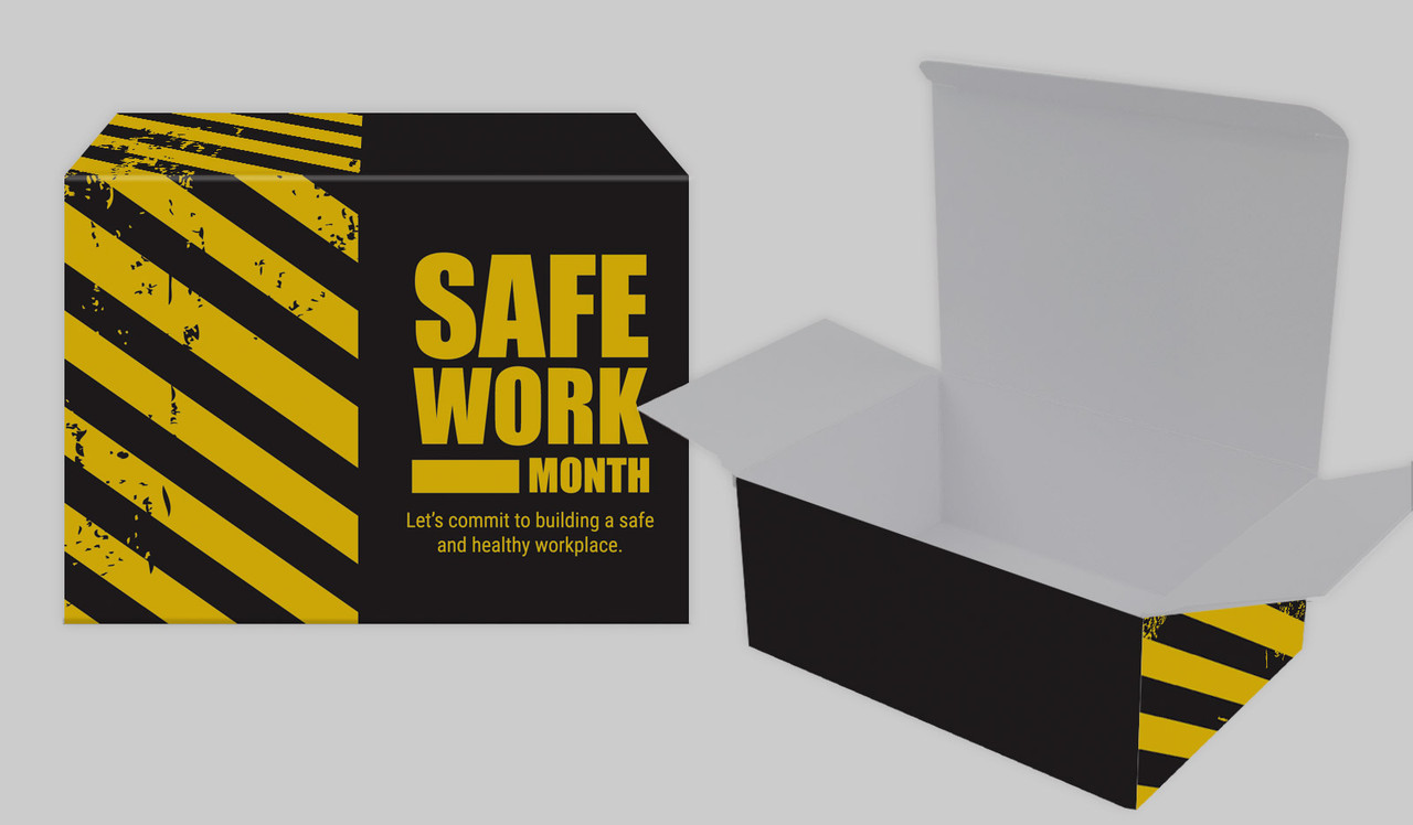 Safe Work Month Personalised Tuck Gift Box