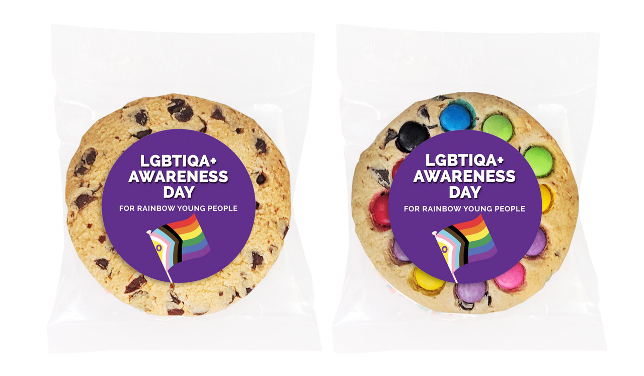 Wear It Purple Day Personalised Cookie