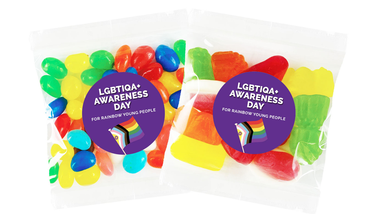 Wear It Purple Day Personalised Lolly Bag