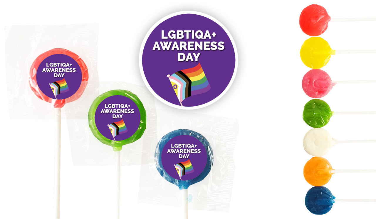 Wear It Purple Day Custom 3cm Mini Lollipops