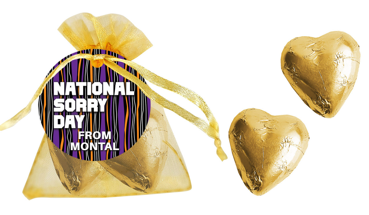 National Sorry Day Personalised Organza Bag