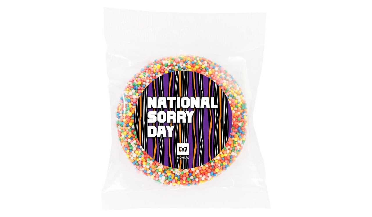 National Sorry Day Personalised Chocolate Freckle