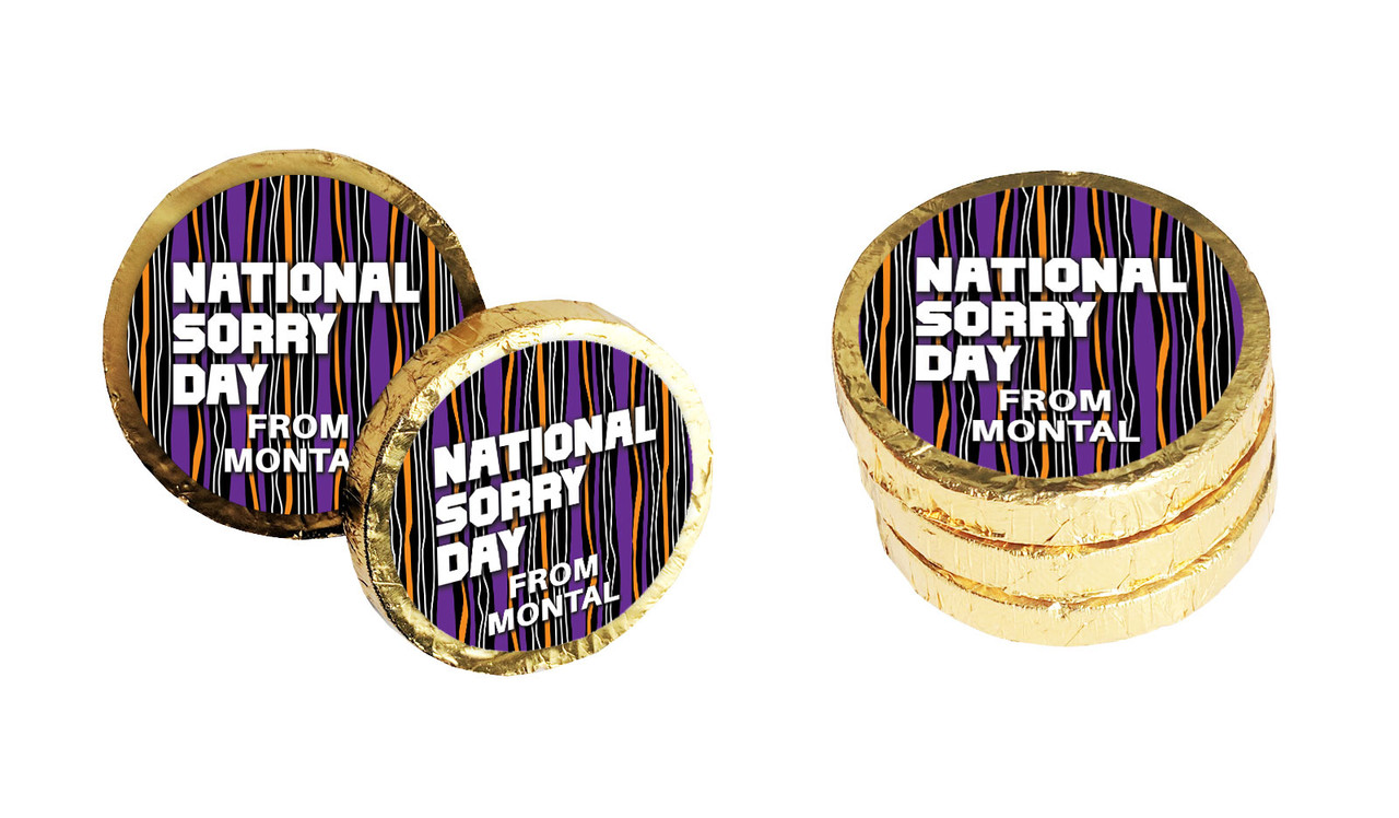 National Sorry Day Custom Chocolate Coin