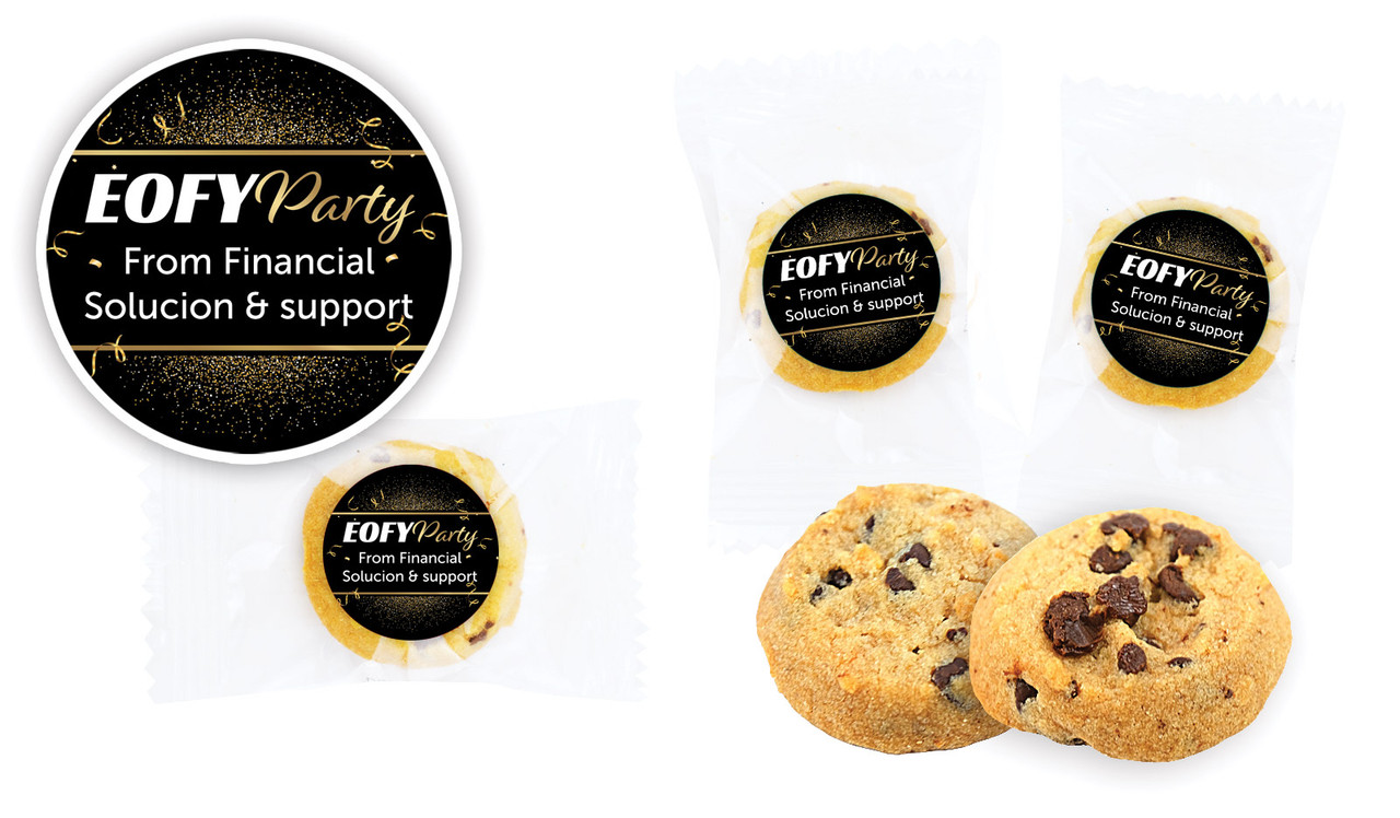 Golden Celebration EOFY Personalised Bite-Size Cookie 5g