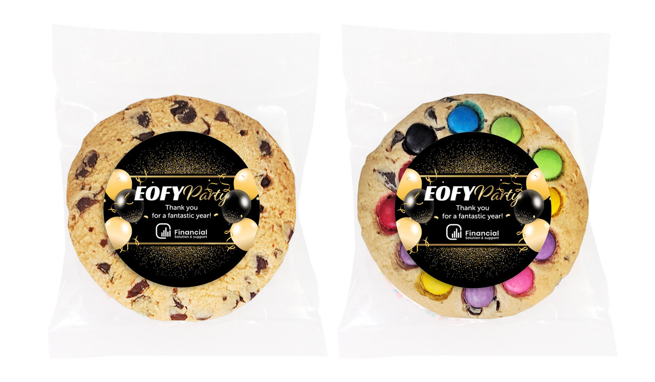 Golden Celebration EOFY Personalised Cookie