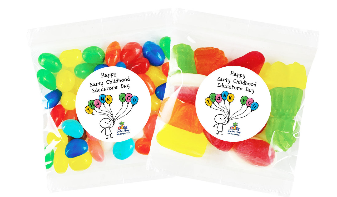 Sketch Early Childhood Educators Day Personalised Lolly Bag