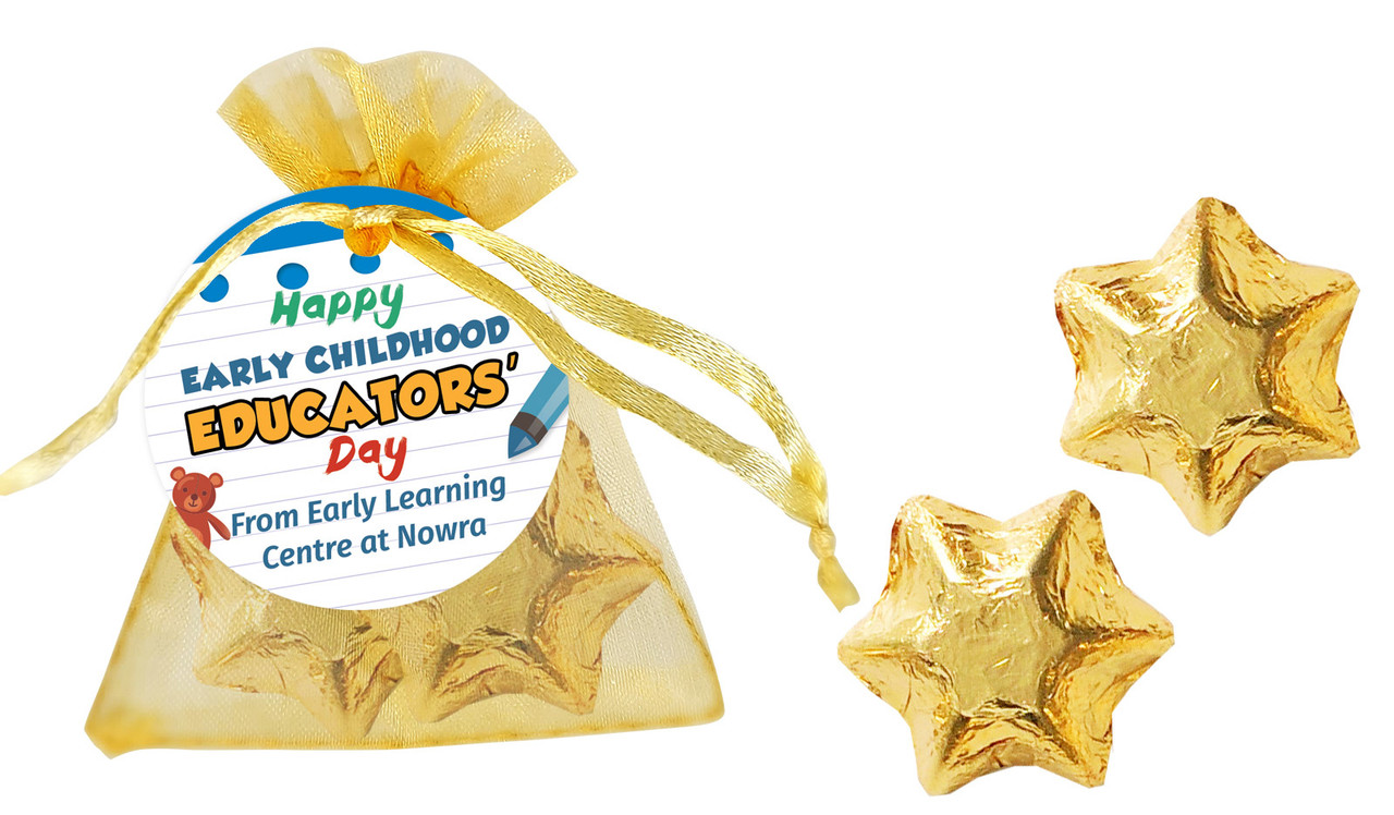 Playroom Early Childhood Educators Day Personalised Organza Bag