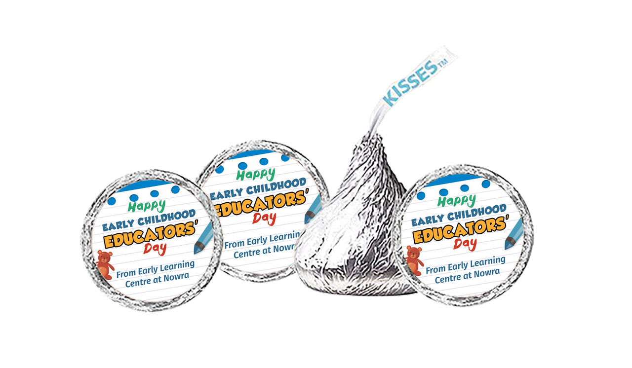 Playroom Early Childhood Educators Day Personalised Hersheys Kisses
