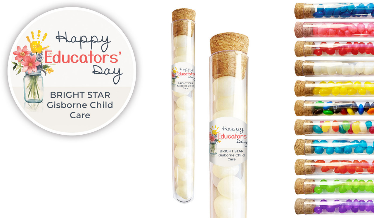 Helping Hand Early Childhood Educators Day Personalised Test Tubes