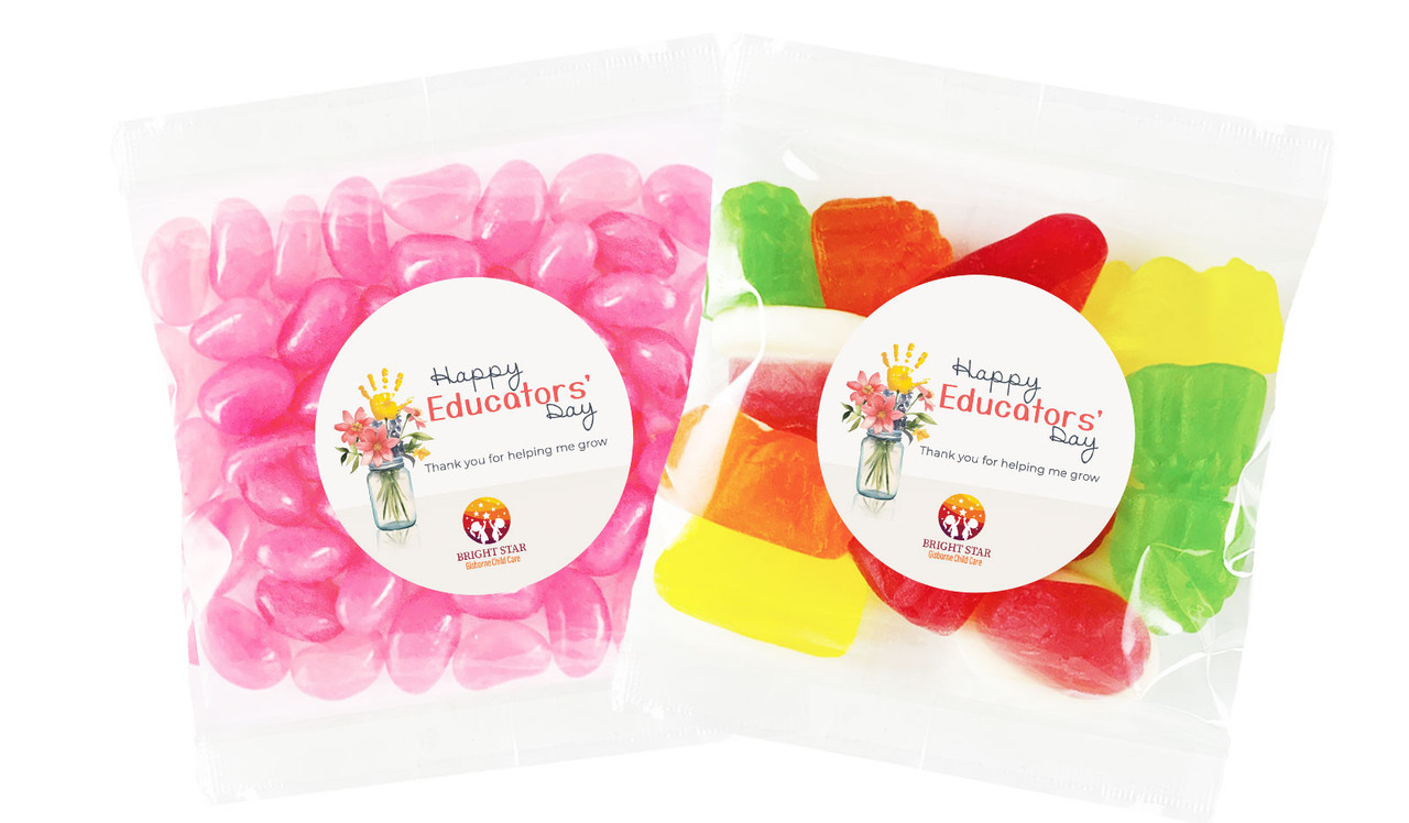 Helping Hand Early Childhood Educators Day Personalised Lolly Bag