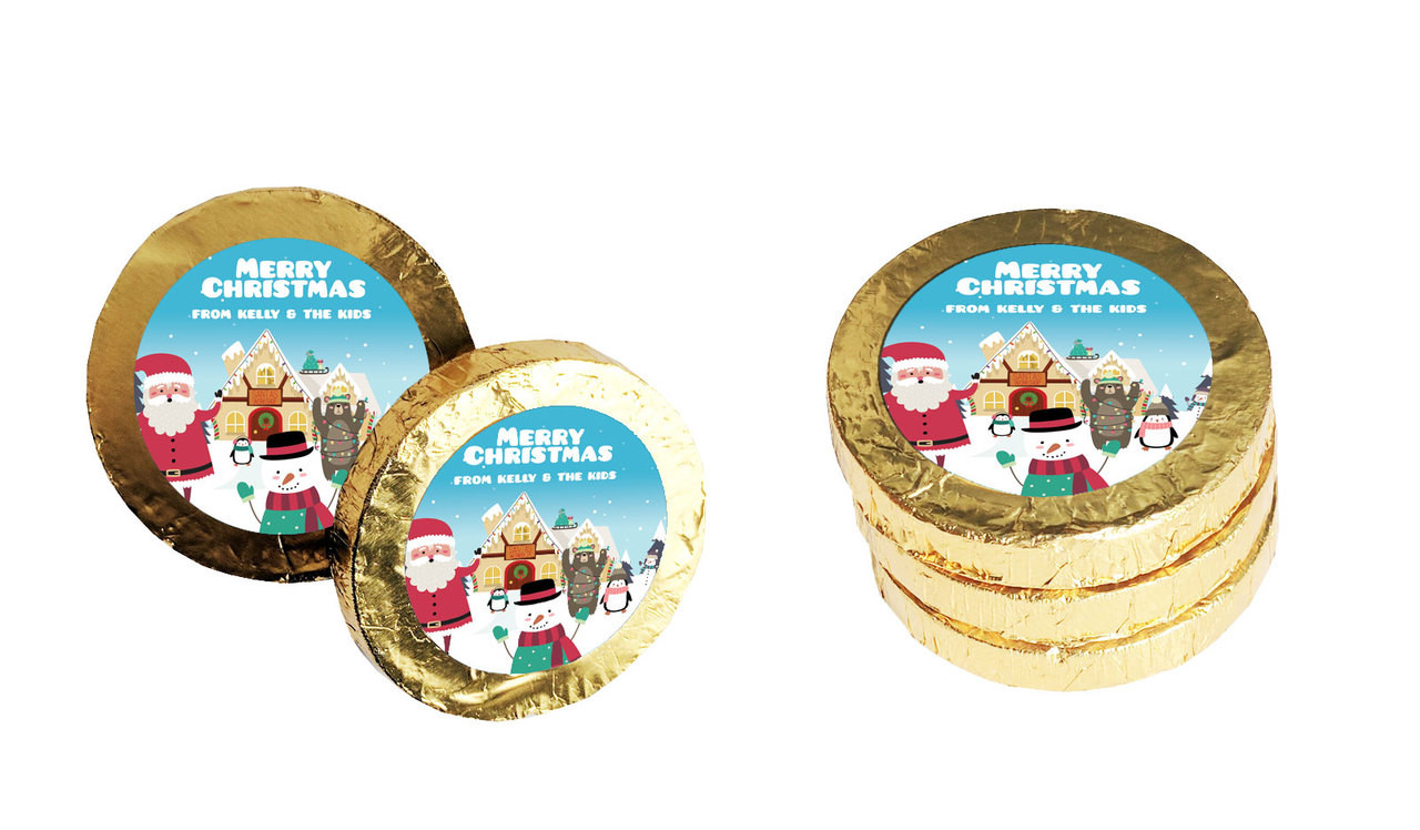 At The North Pole Christmas Gold Coins