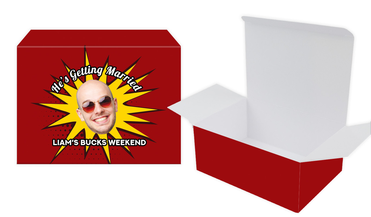 Face Splash Bucks Night Personalised Tuck Gift Box