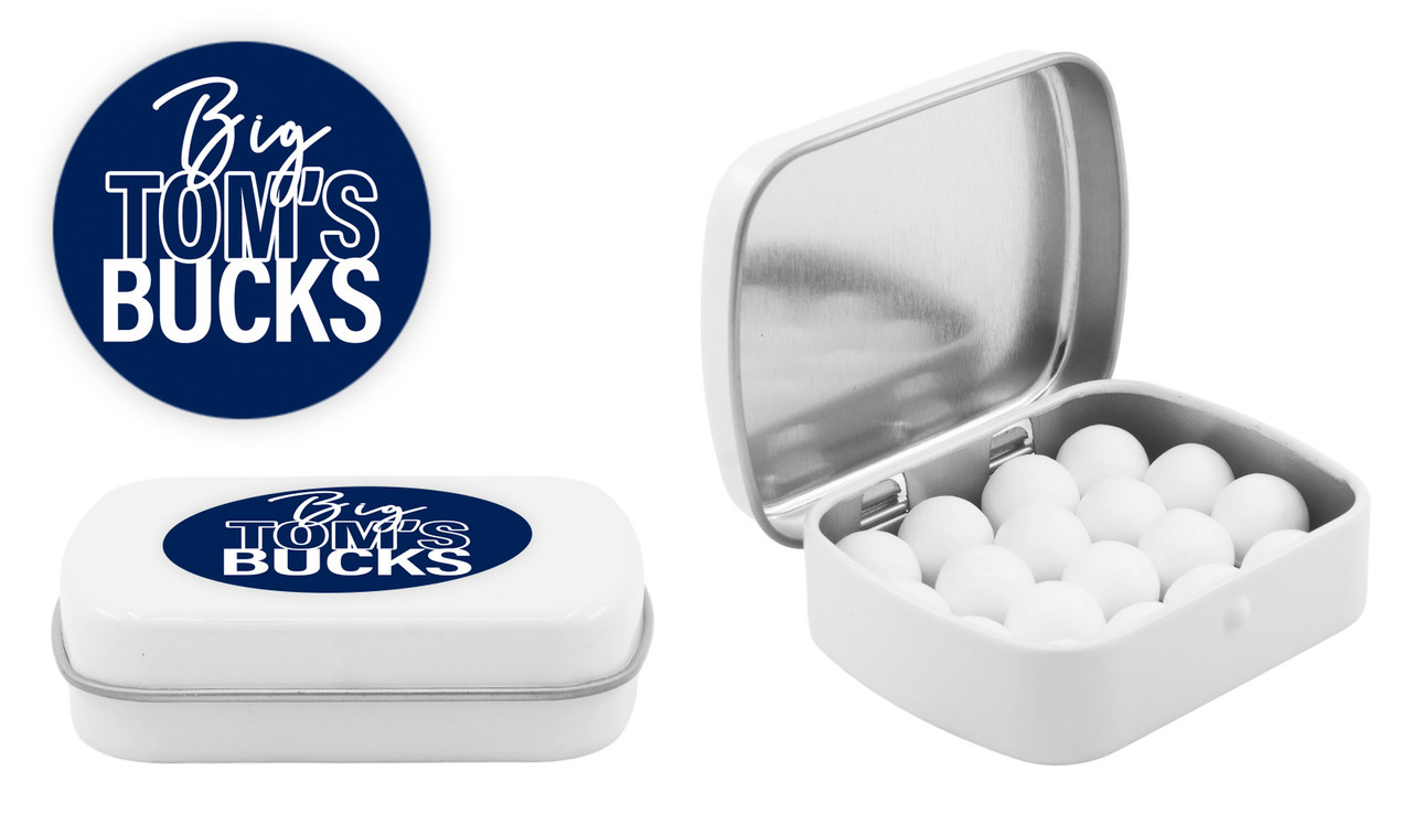 Big Announcement Bucks Night Personalised Mint Tins