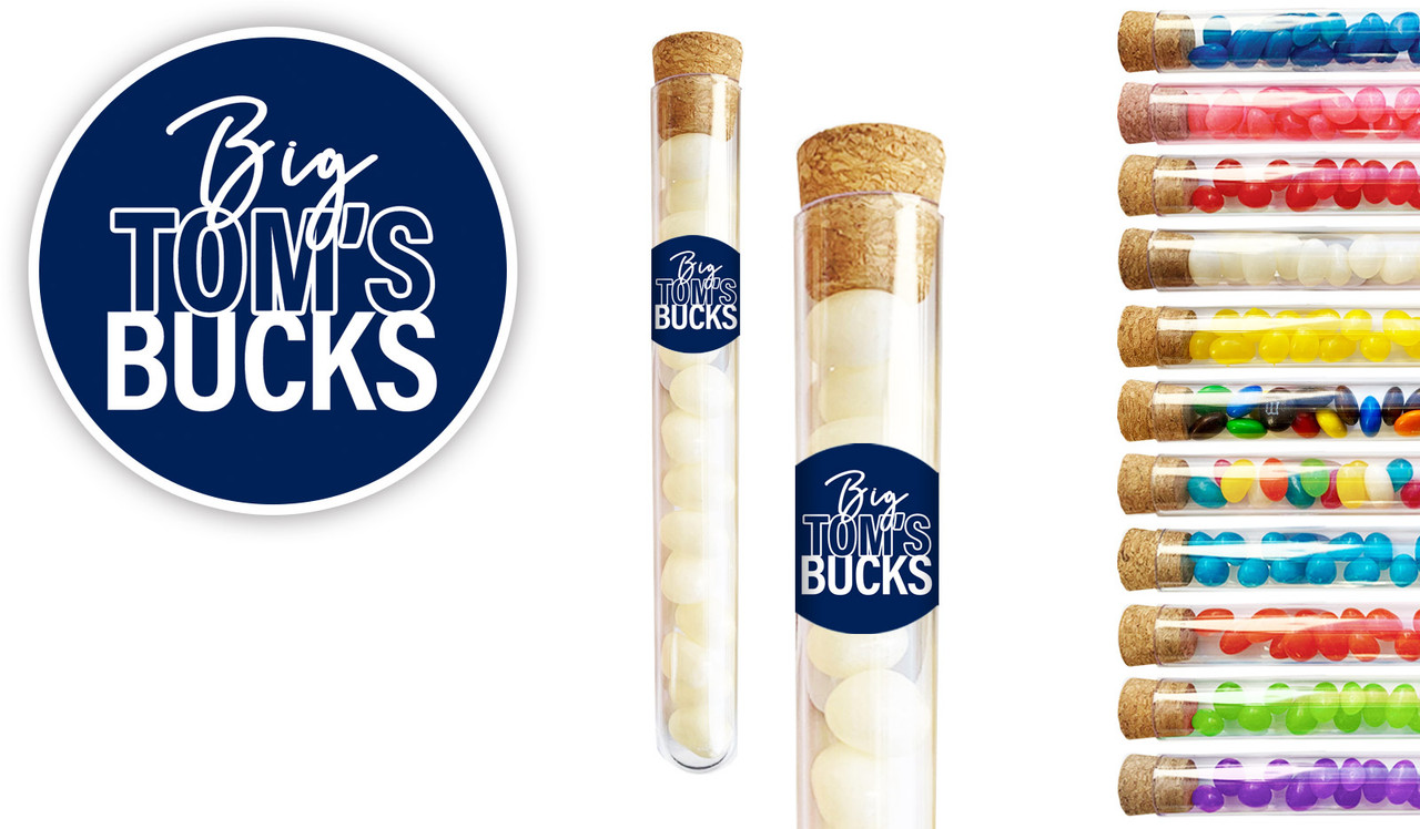 Big Announcement Bucks Night Personalised Test Tubes