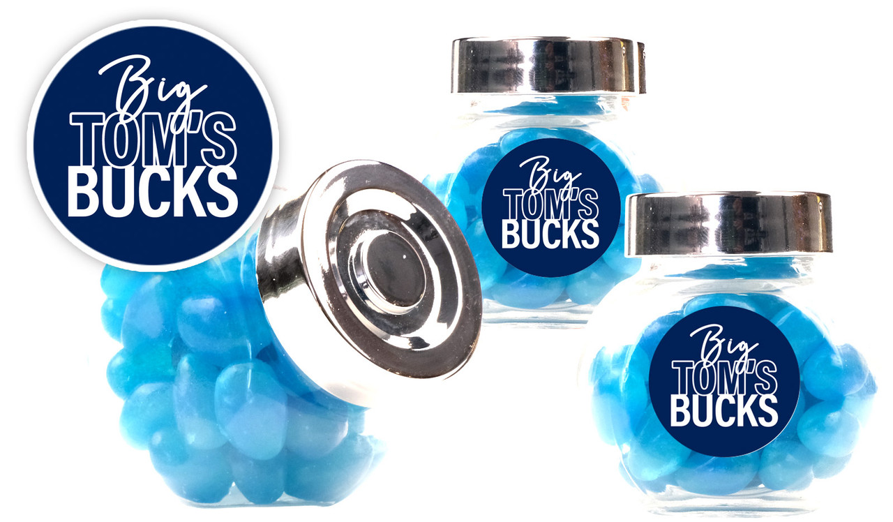 Big Announcement Bucks Night Custom Mini Candy Jar