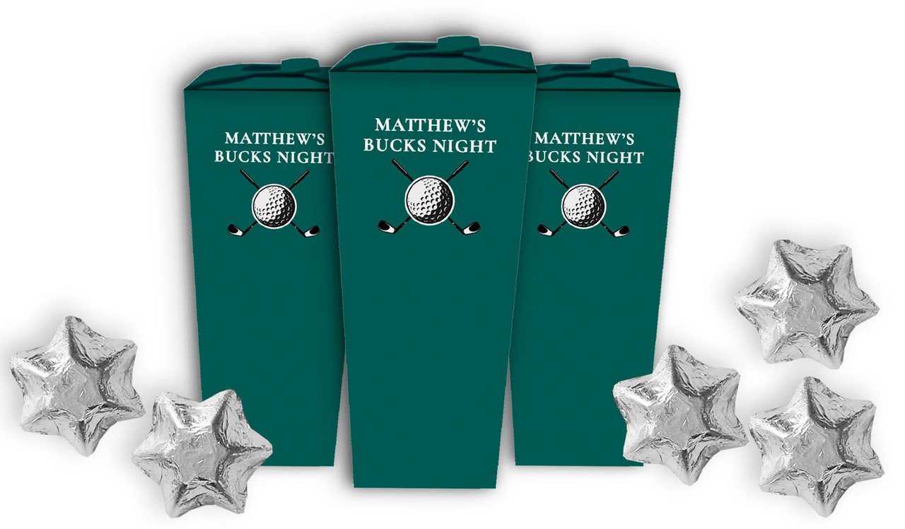 Golf Bucks Night Personalised Chocaboxes
