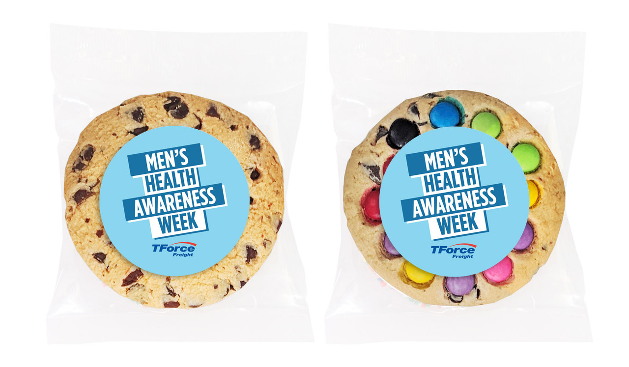 Angled Banner Men's Health / Movember Personalised Cookie