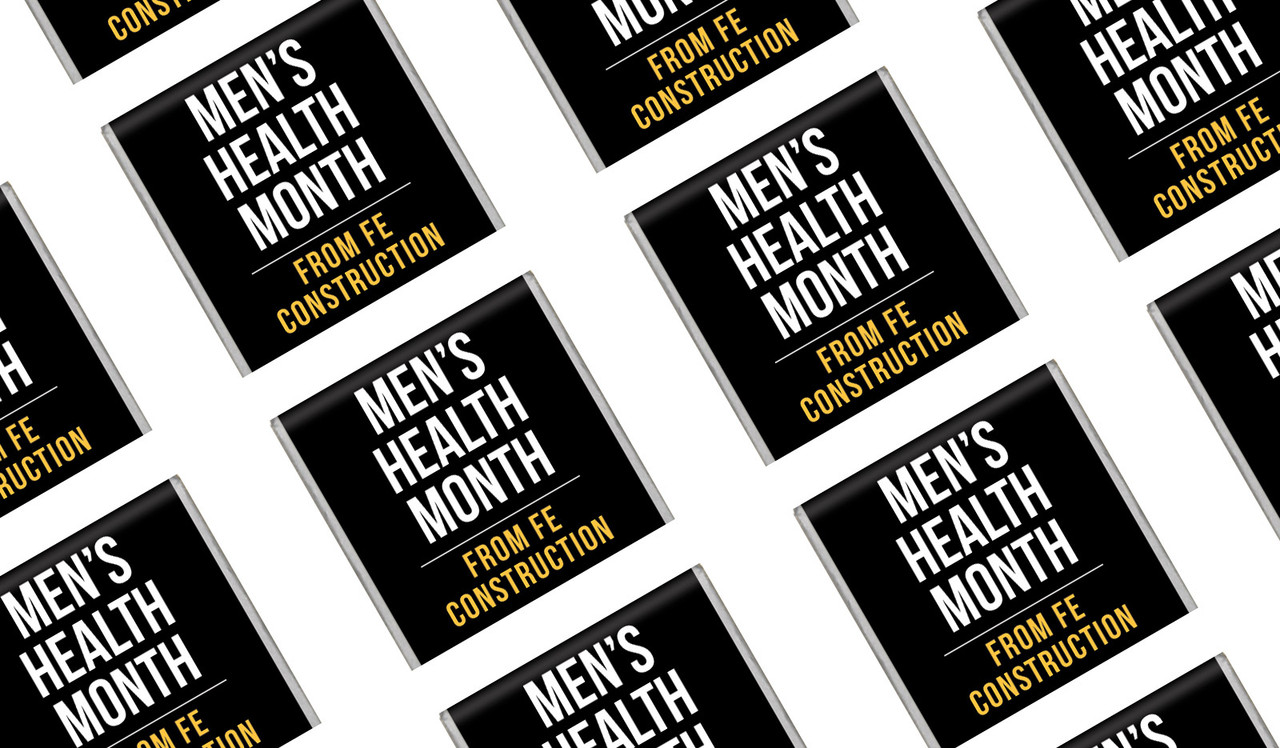 Bold Black Men's Health / Movember Personalised Mini Chocolates