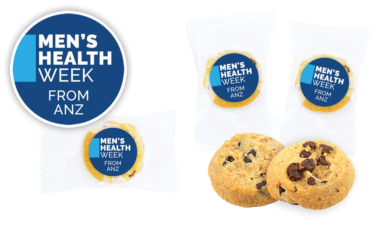 Company Colours Men's Health / Movember Personalised Bite-Size Cookie 5g