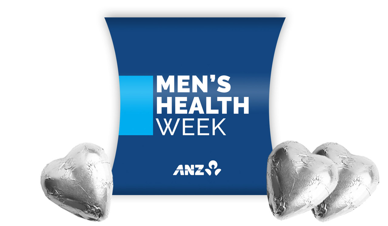 Company Colours Men's Health / Movember Personalised Pillow Boxes