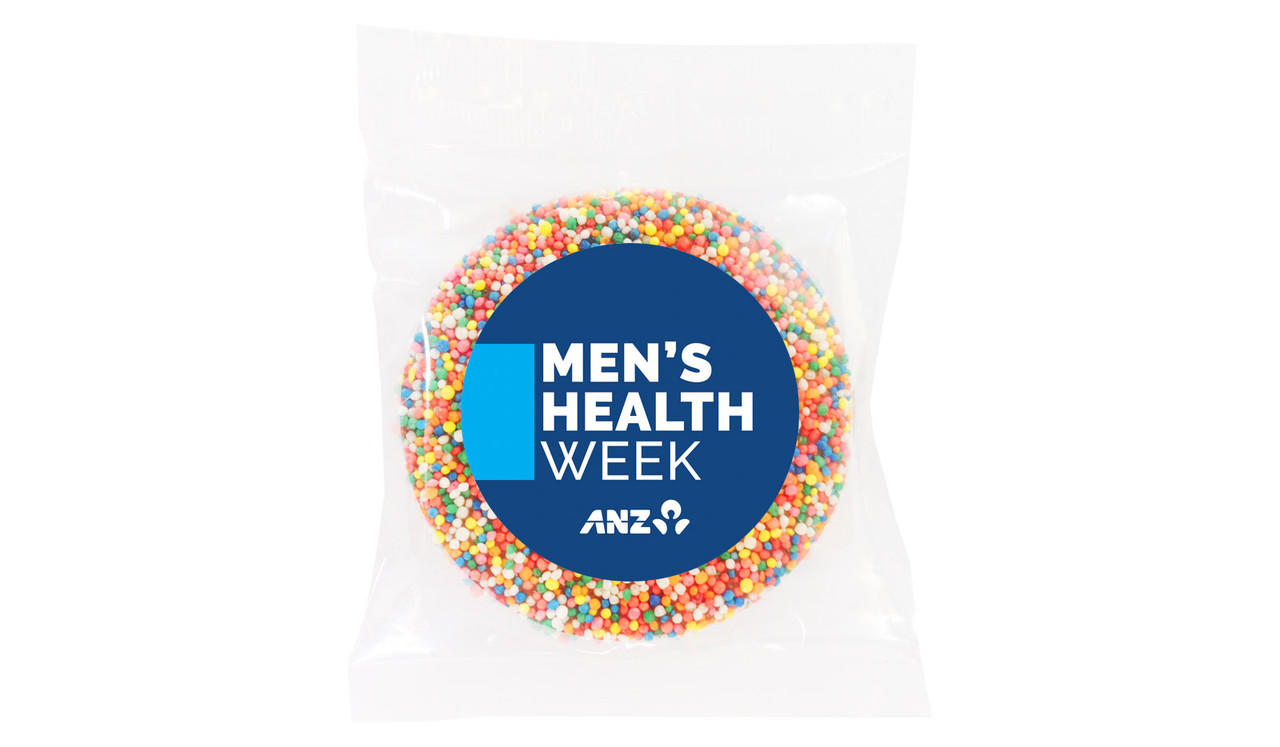 Company Colours Men's Health / Movember Personalised Chocolate Freckle