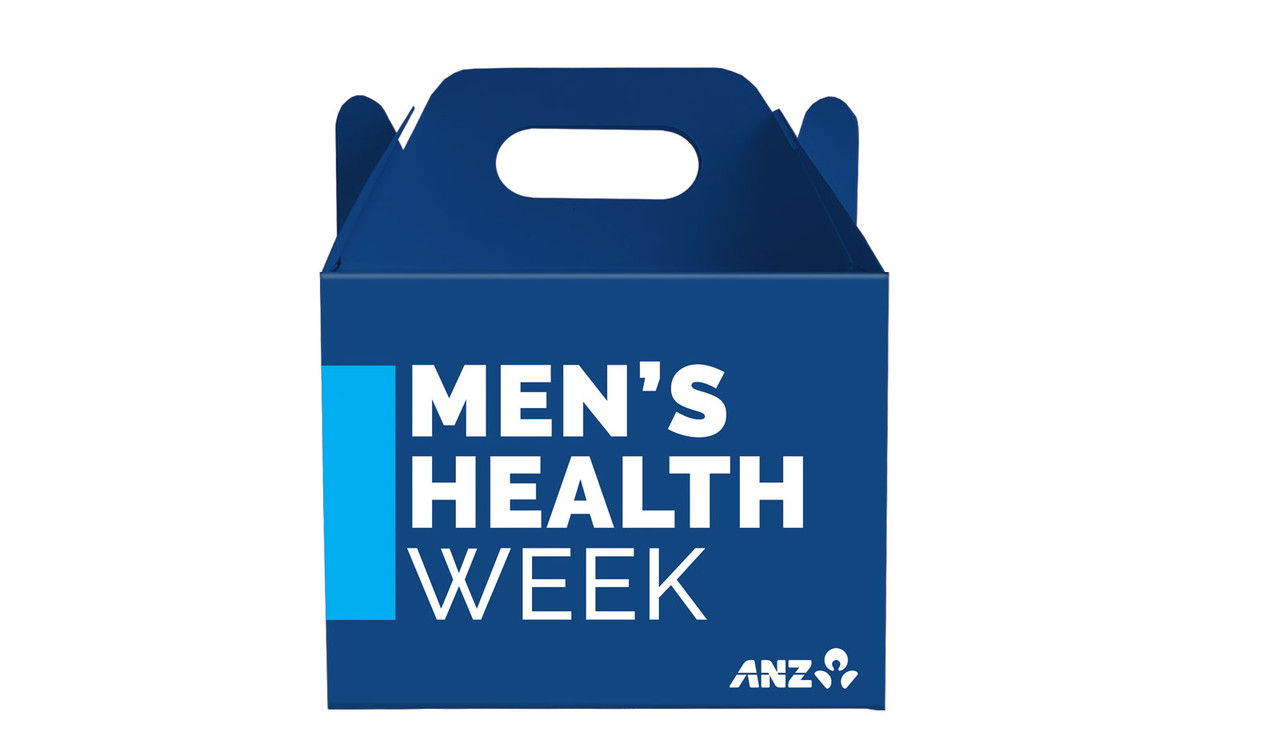 Company Colours Men's Health / Movember Personalised Gable Favour Box