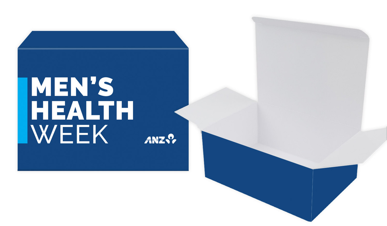Company Colours Men's Health / Movember Personalised Tuck Gift Box