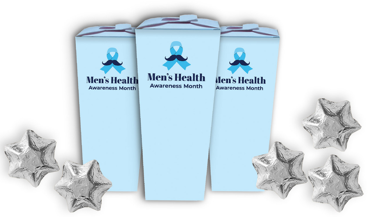 Moustache Ribbon Men's Health / Movember Personalised Chocaboxes