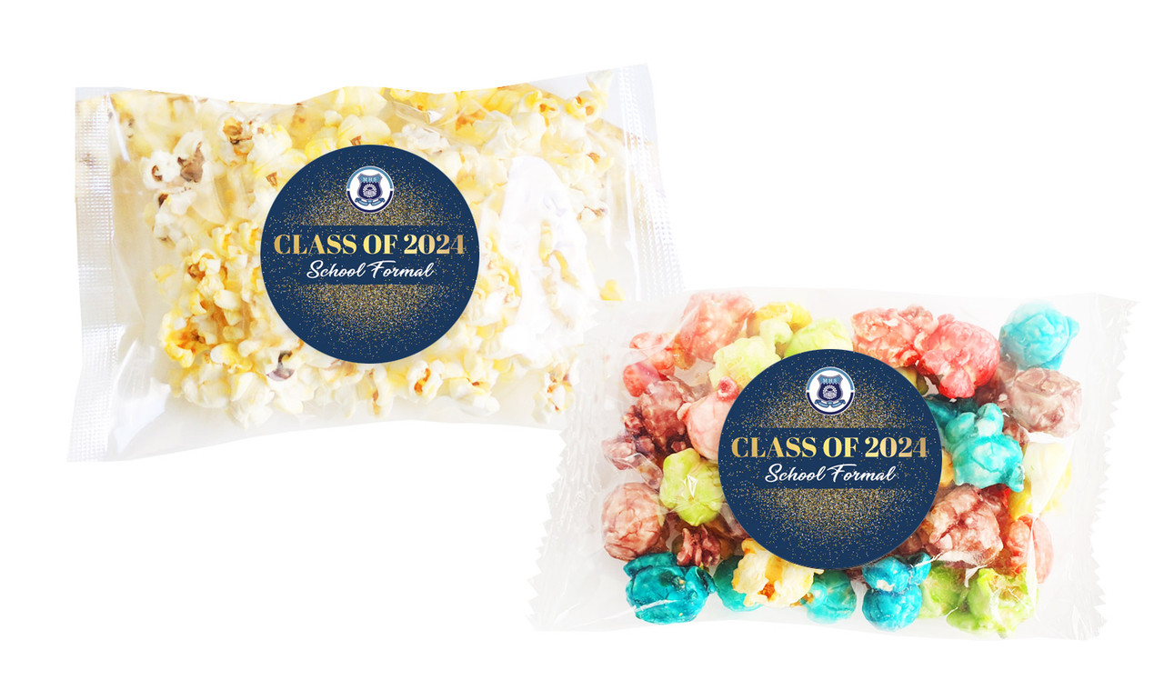 Confetti School Formal Personalised Popcorn Bag