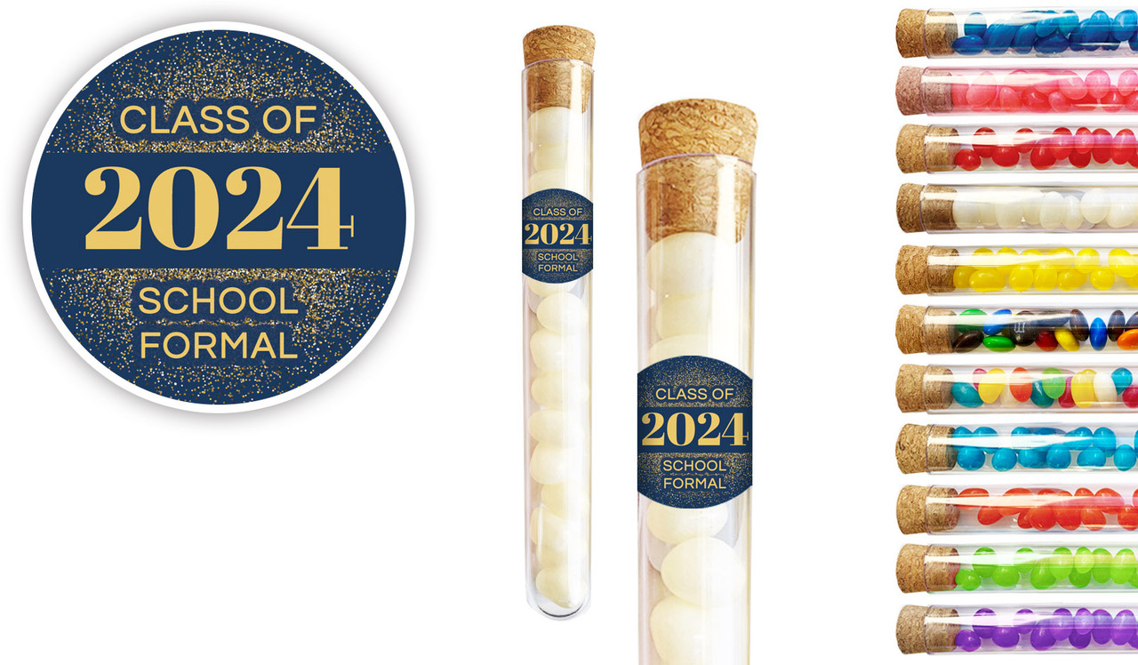 Confetti School Formal Personalised Test Tubes
