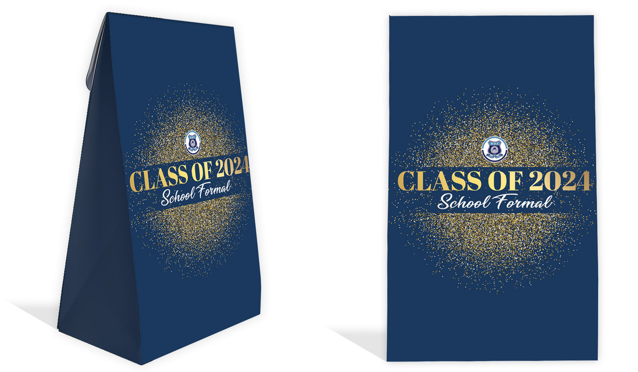 Confetti School Formal Personalised Gusset Favour Bag