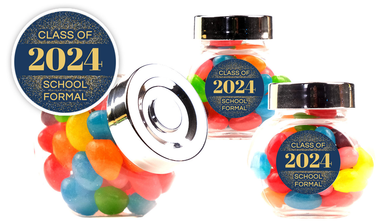 Confetti School Formal Custom Mini Candy Jar