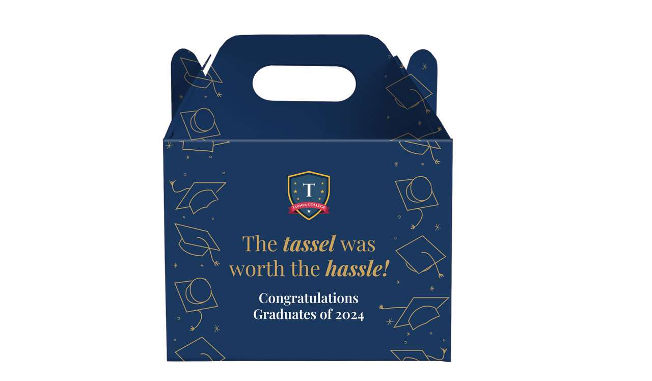 Tumbling Hats Personalised Graduation Gable Favour Box