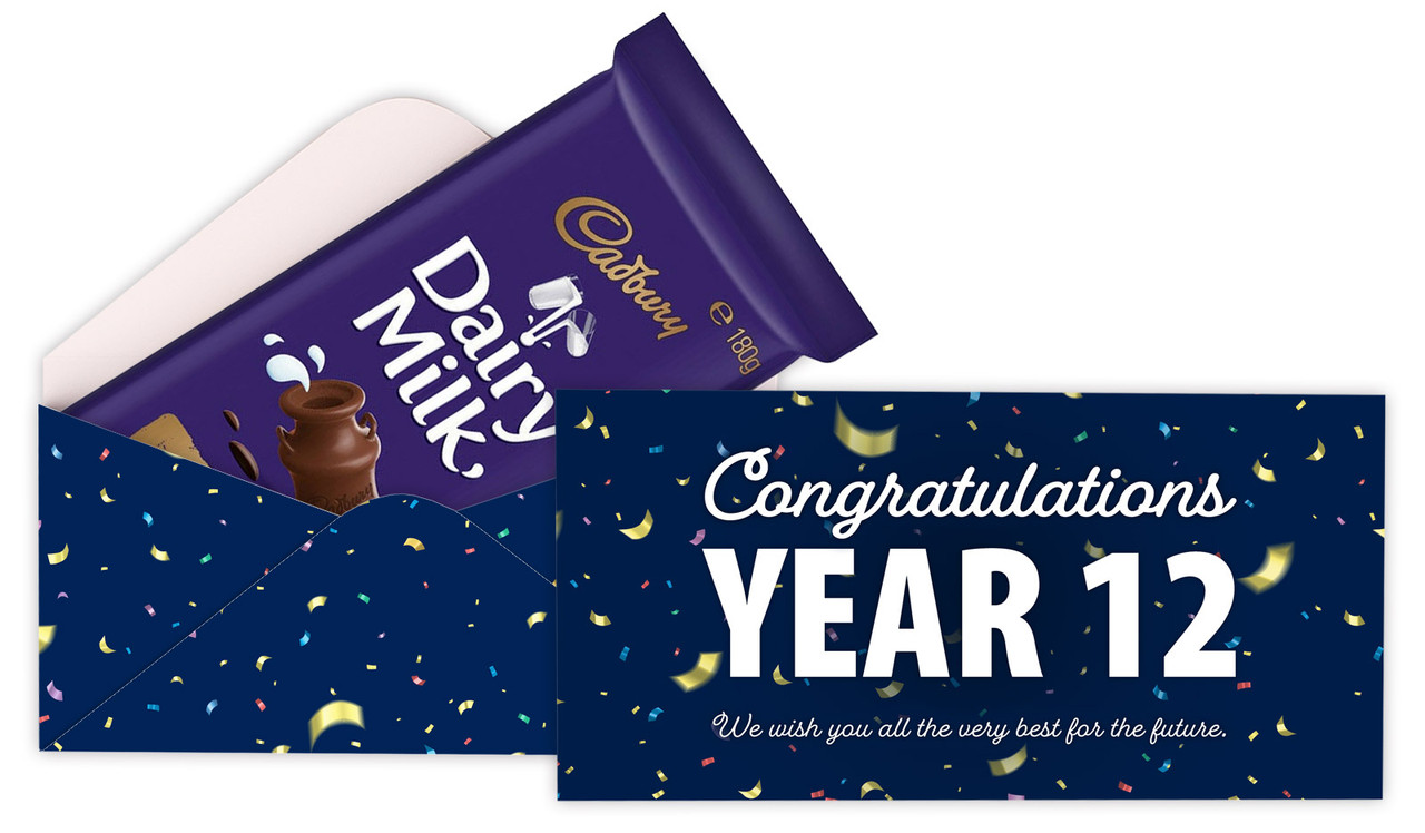 Flying Confetti Personalised Graduation Cadbury Bar Box (Box Only)
