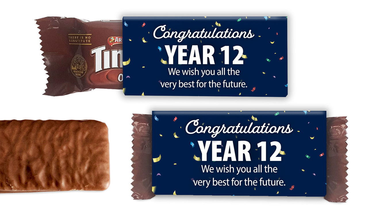 Flying Confetti Personalised Graduation Tim Tam Biscuits