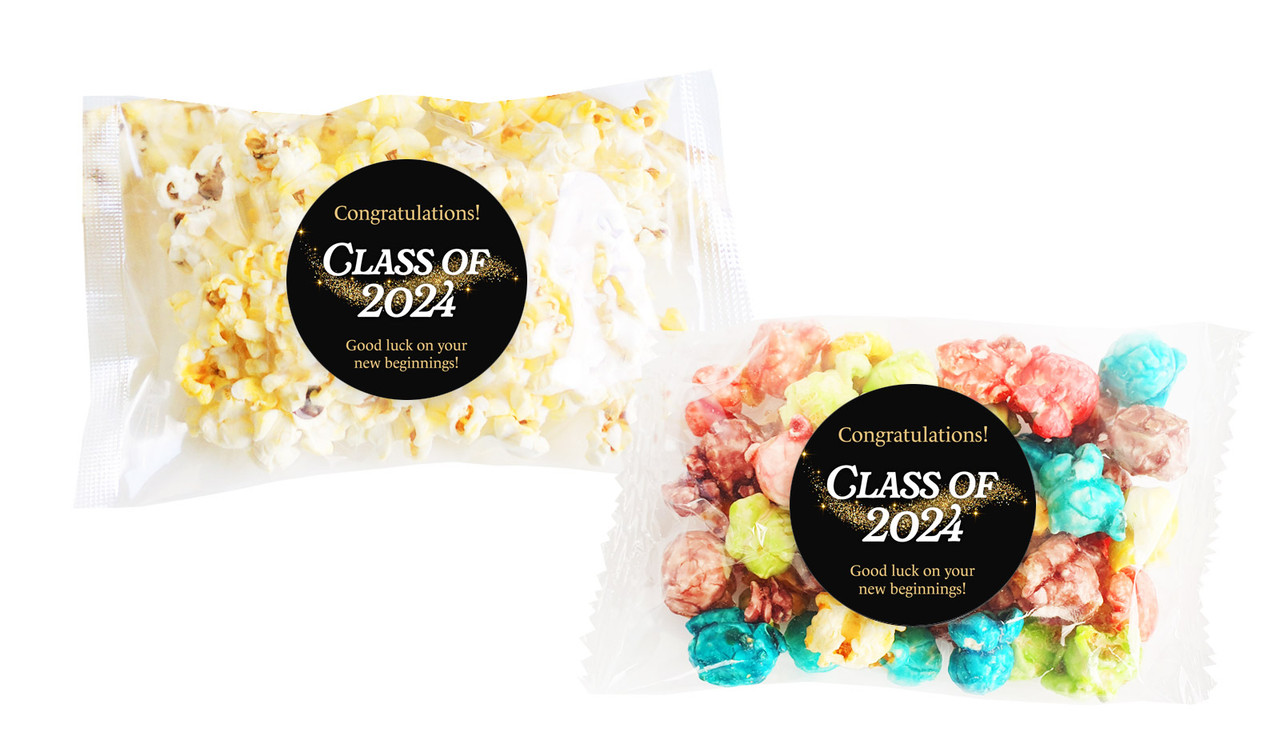 Gold Dust Personalised Graduation Popcorn Bag