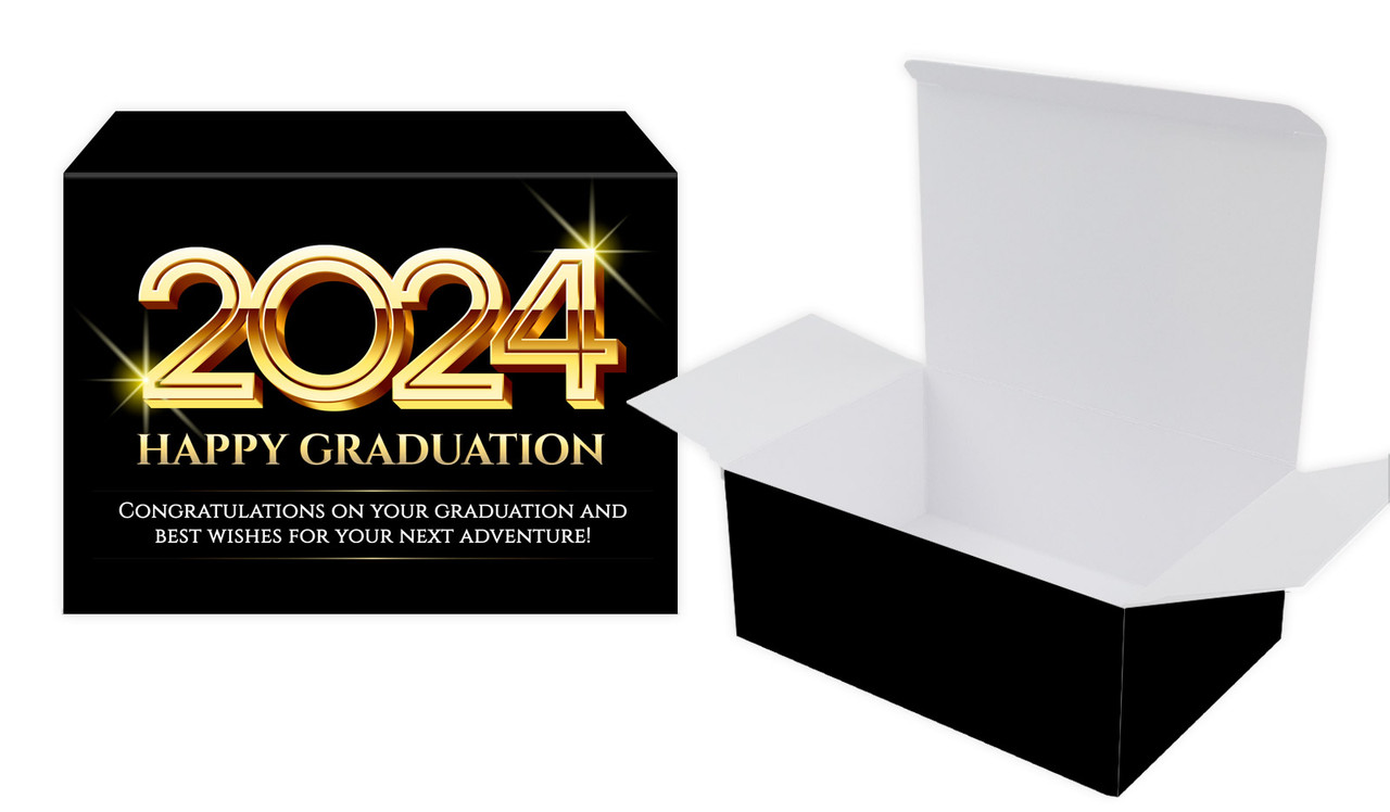Golden Numbers Personalised Graduation Tuck Gift Box