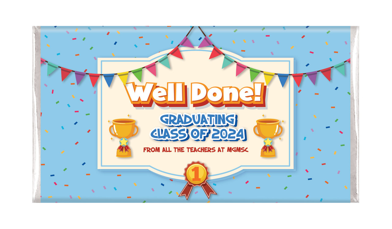 Primary School Graduation Chocolate Bars