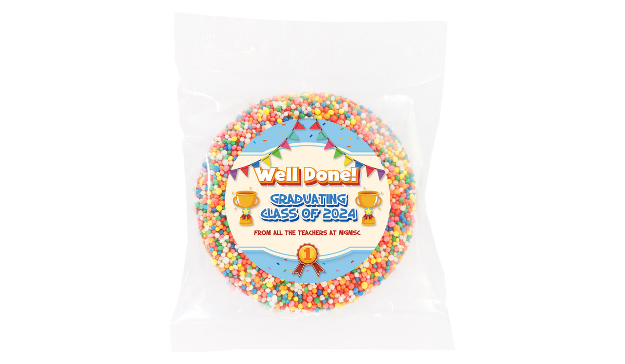 Primary School Graduation Personalised Chocolate Freckle