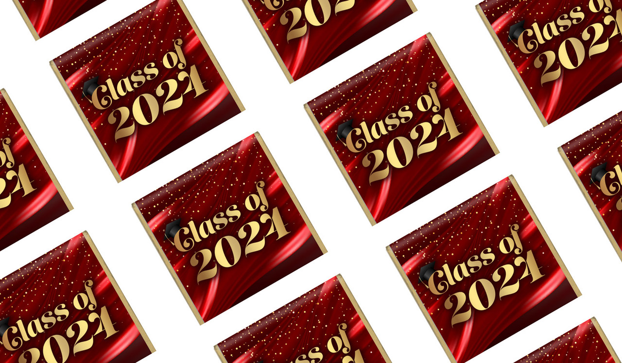 Red Curtain Graduation Mini Chocolates