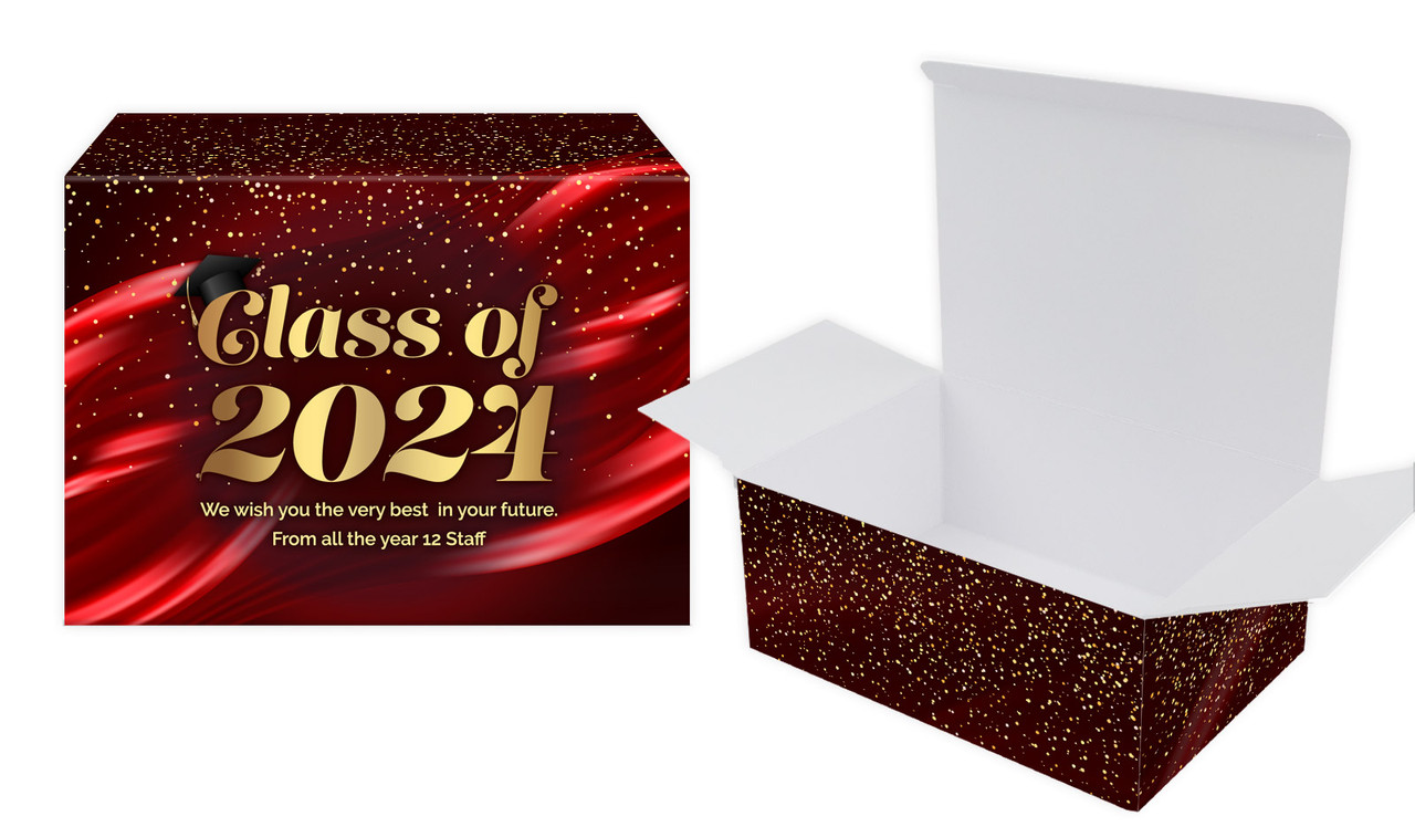 Red Curtain Personalised Graduation Tuck Gift Box